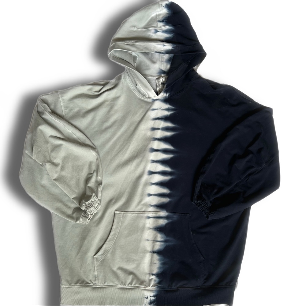 LULULEMON LA Oversized Blue & White Hoodie M/L